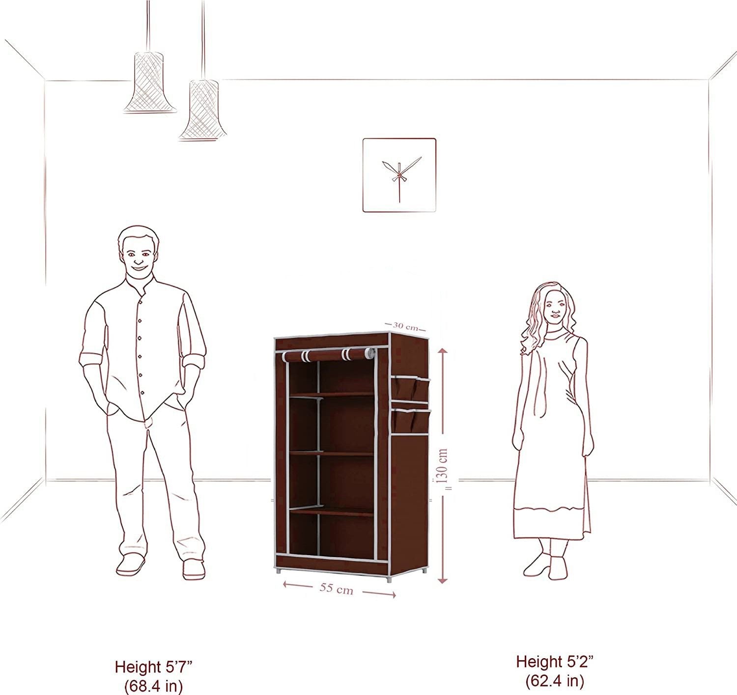 VL Collapsible Wardrobe